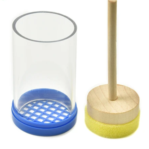 Merkbuisje met stamper